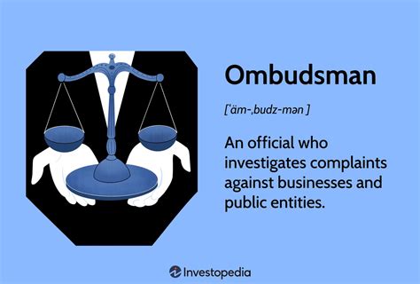 What an Ombudsman Does, Types, Pros & Cons .